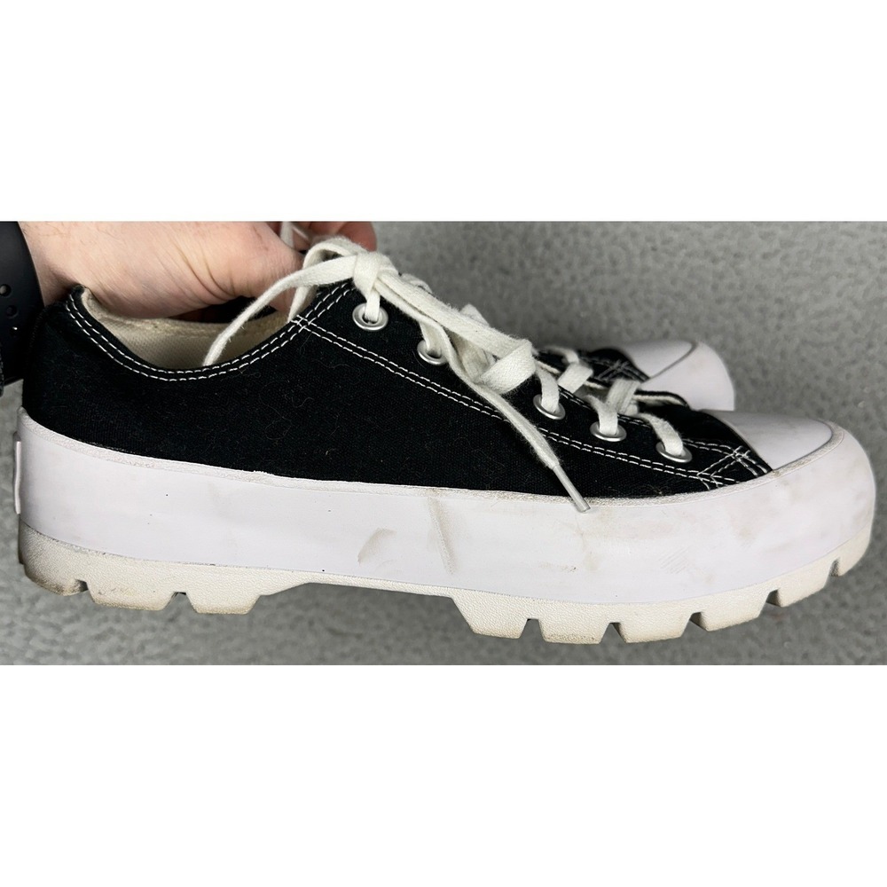Converse Chuck Taylor All Star Lugged Womens 9 Black Platform Sneakers Low Top